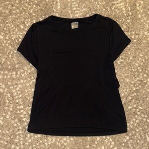 Athleta Black Short Sleeve Tee
